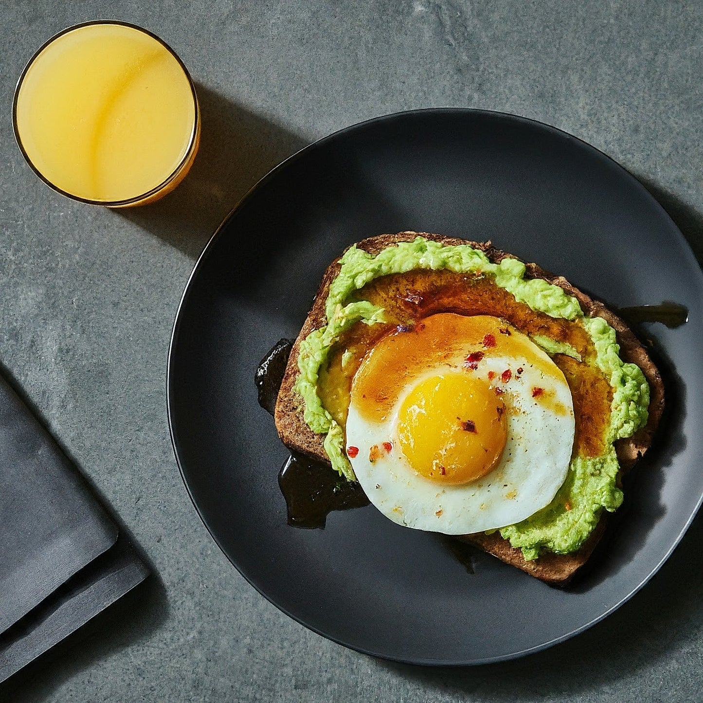 Spicy Honey-Drizzled Avocado Toast - Recipe